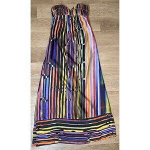 Ted Baker Strapless Maxi Dress Glam Wedding Guest Formal Gown‎